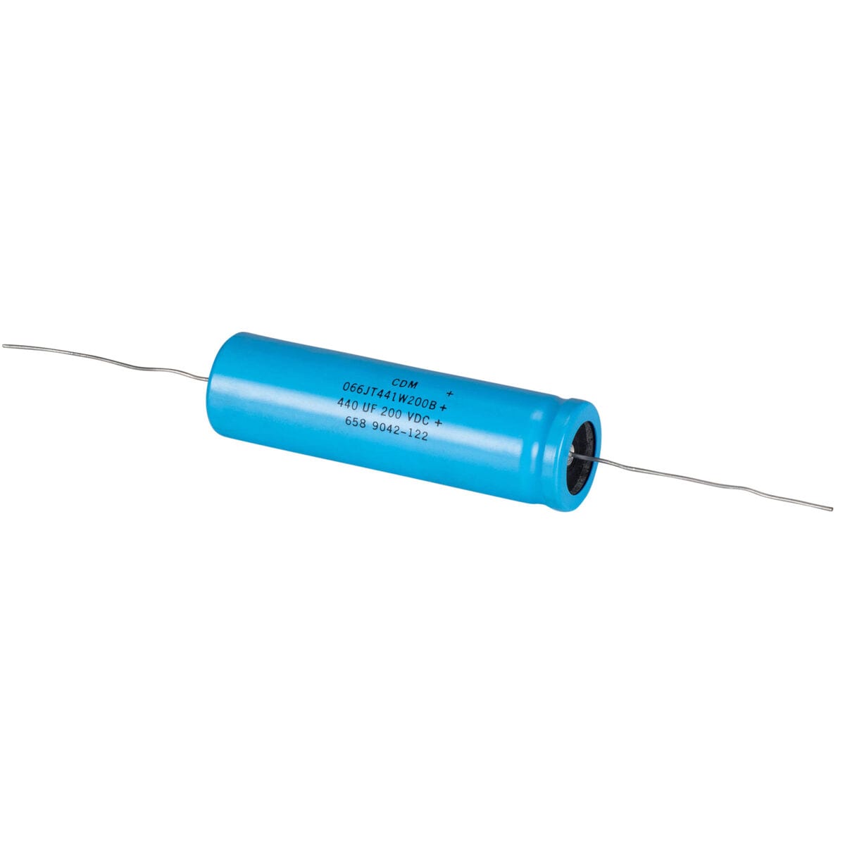 Cornell Dubilier CDM 440uF 200V Axial Electrolytic Capacitor